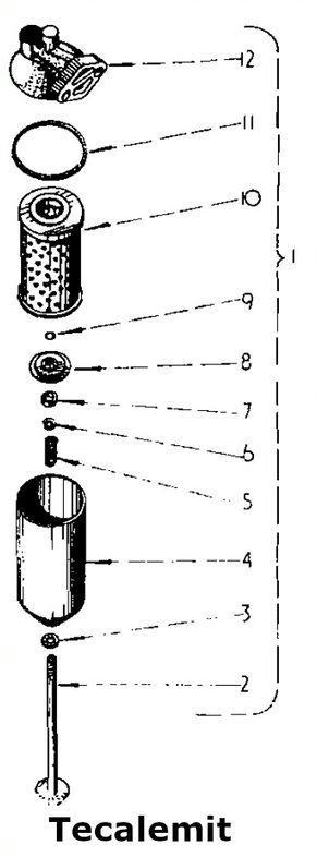 Oil filter - Tecalmenit Filter